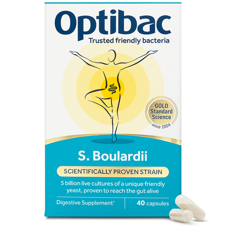 OptiBac Saccharomyces Boulardii 40 Capsules