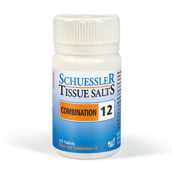 Schuessler Tissue Salts Combination 12 125 tablets
