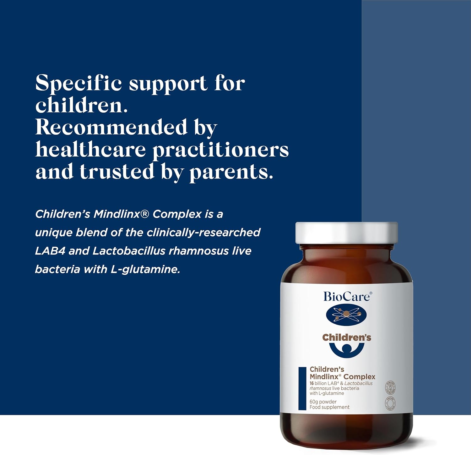 BioCare Childrens' Mindlinx® Powder 60g - MicroBio Health™