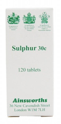 Ainsworths Sulphur 30C 120 Tablets