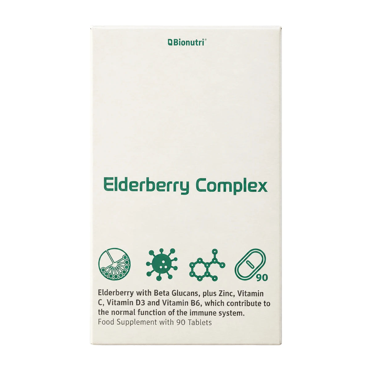 Bionutri Elderberry Complex 90 Tablets - MicroBio Health™