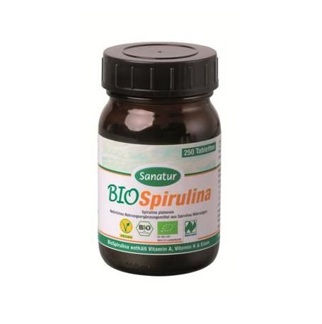 Sanatur Bio  Spirulina 400mg 250 Tablets
