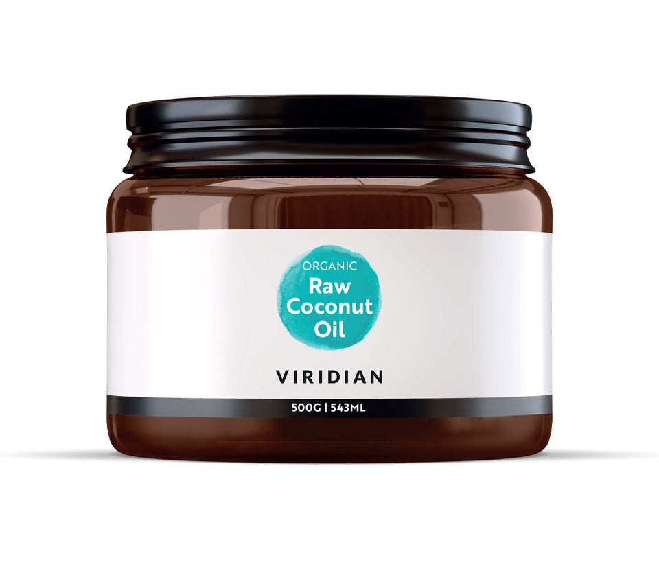 Viridian 100% Organic Raw Virgin Coconut Oil 500g