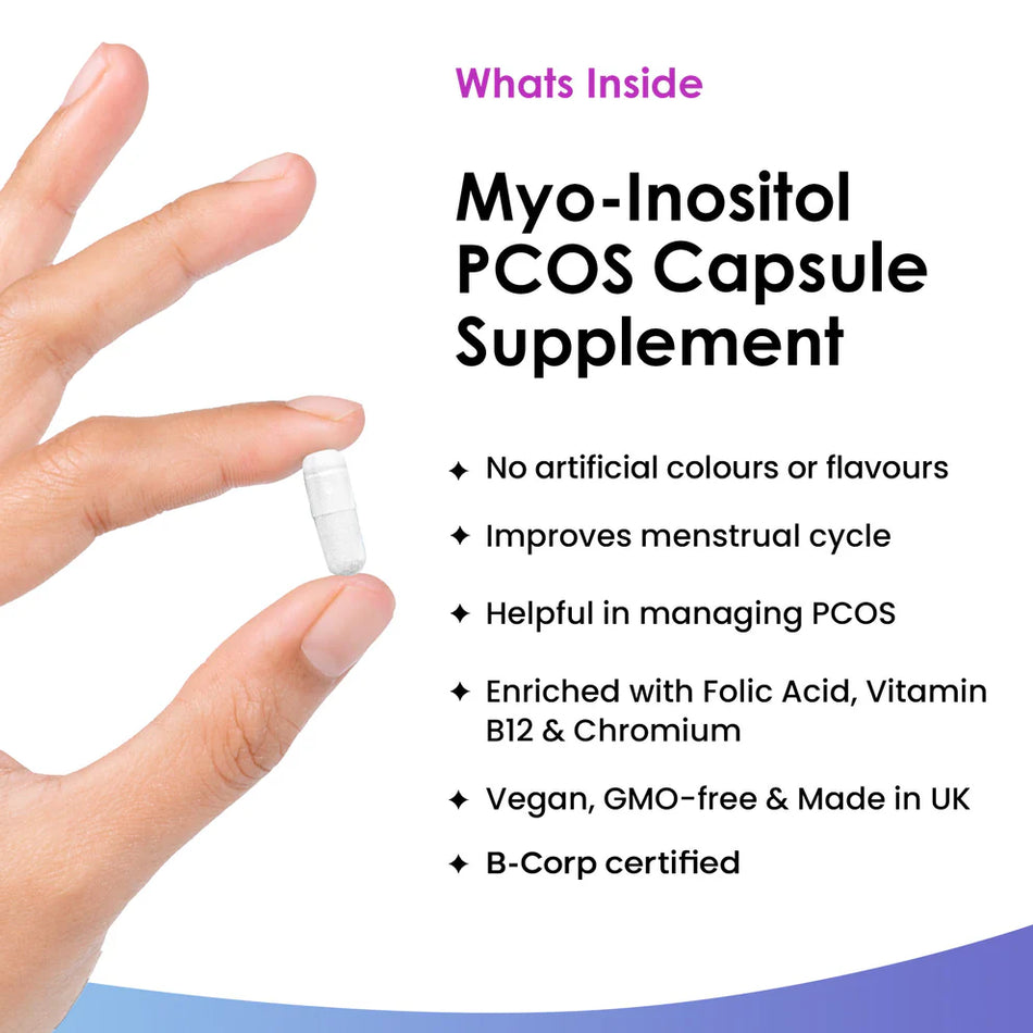 New Leaf Products Myo-Inositol 120 Capsules