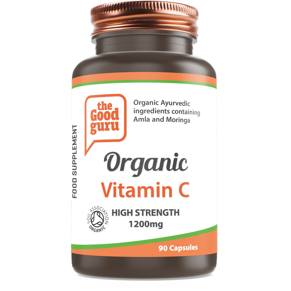 The Good Guru Organic Vitamin C 90 Capsules