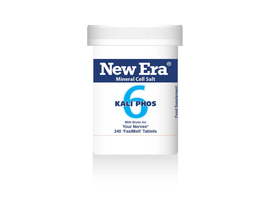 New Era Mineral Tissue Salt 6 Kali Phos 240 Tablets