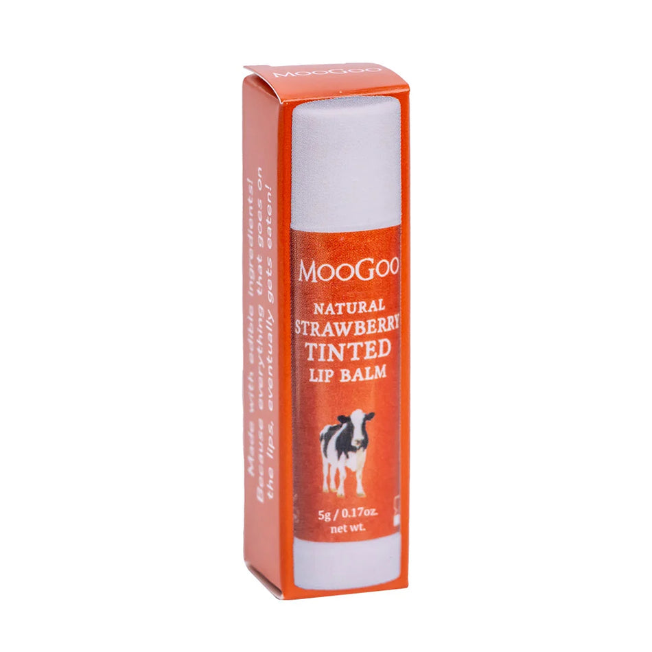 MOOGOO Lip Balm - Strawberry Tinted 5g