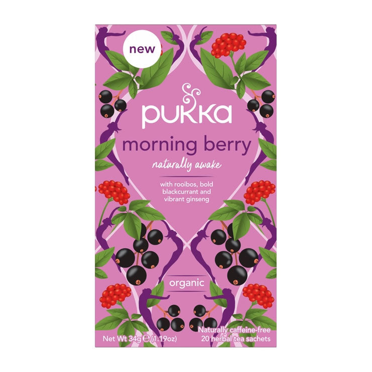 Pukka Herbs Organic Morning Berry 20 Tea Bags