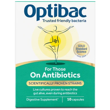 OptiBac For Those On Antibiotics 10 Capsules