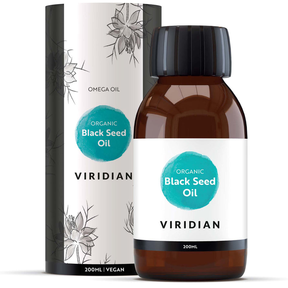 Viridian Organic Black Seed Oil 200ml - MicroBio Health™