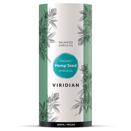 Viridian Organic Hemp Seed Oil 200ml - MicroBio Health™