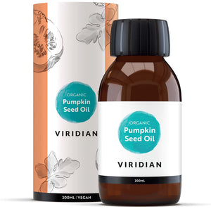 Viridian Organic Pumpkin Seed Oil 200ml - MicroBio Health™