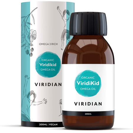 Viridian Organic ViridiKid Nutritional Omega 3 Oil 200ml - MicroBio Health™