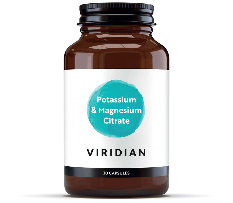 Viridian Potassium (99mg) Magnesium Citrate 30 Capsules