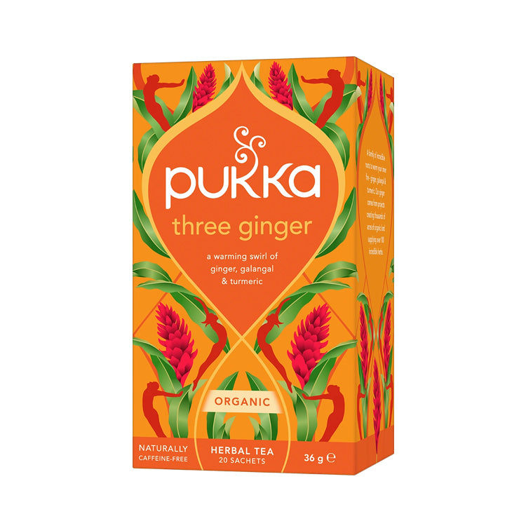 Pukka Three Ginger 20 Tea Bags - MicroBio Health™
