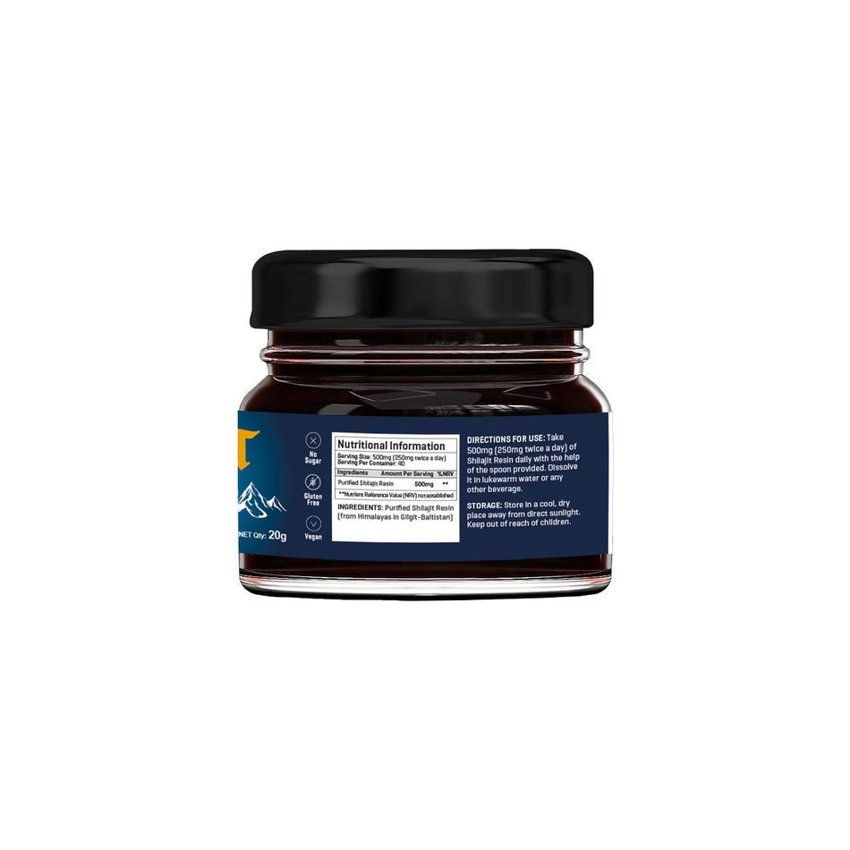 The Good Guru Shilajit Pearl Resin 20g