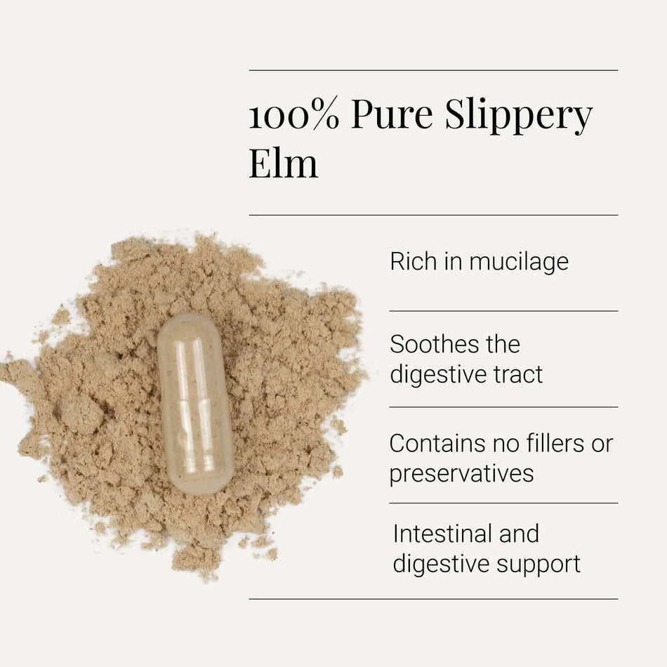 Kiki Health Organic Slippery Elm 60 Capsules