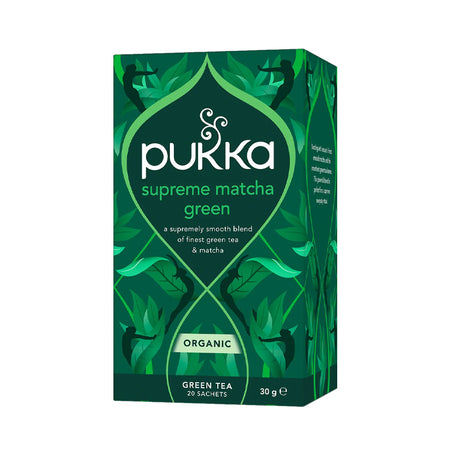 Pukka Supreme Green Matcha Tea 20 Bags - MicroBio Health™