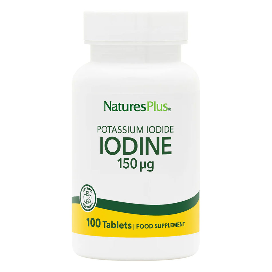 Natures Plus Potassium Iodide 150μg Iodine 100 Tablets