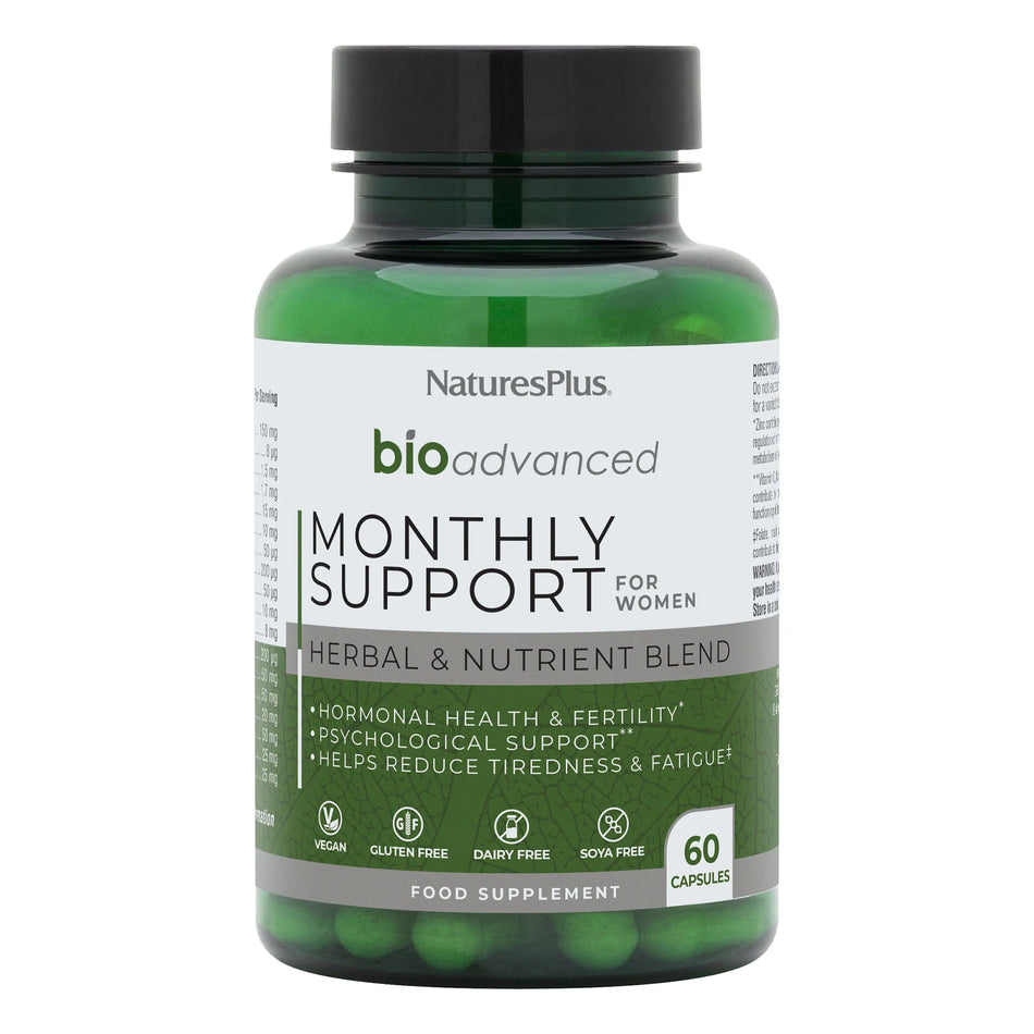 Natures Plus Bioadvanced Monthly Support 60 Capsules