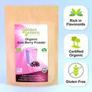 Golden Greens Organic Acai Berry Powder 50g