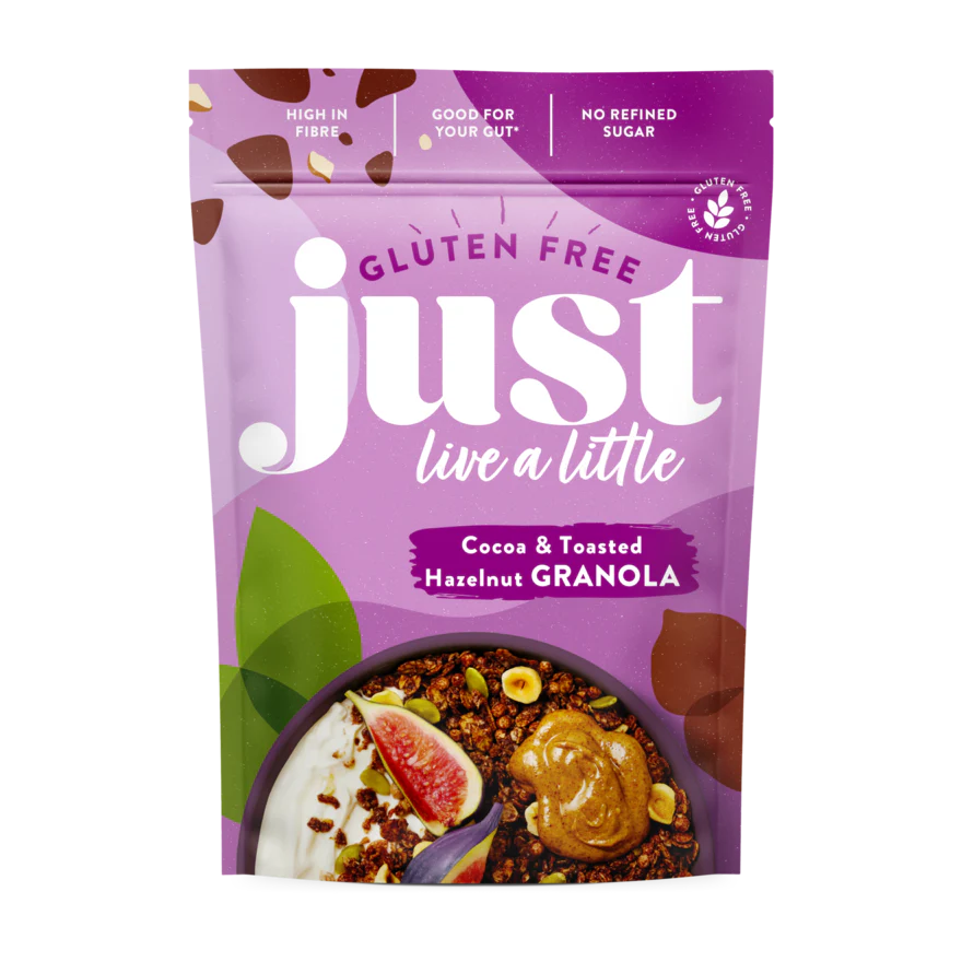 Just Live A Little Cocoa &Toasted Hazelnut Granola 360g