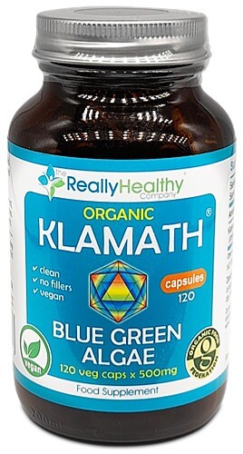 Klamath Blue Green Algae 500mg 120 Capsules