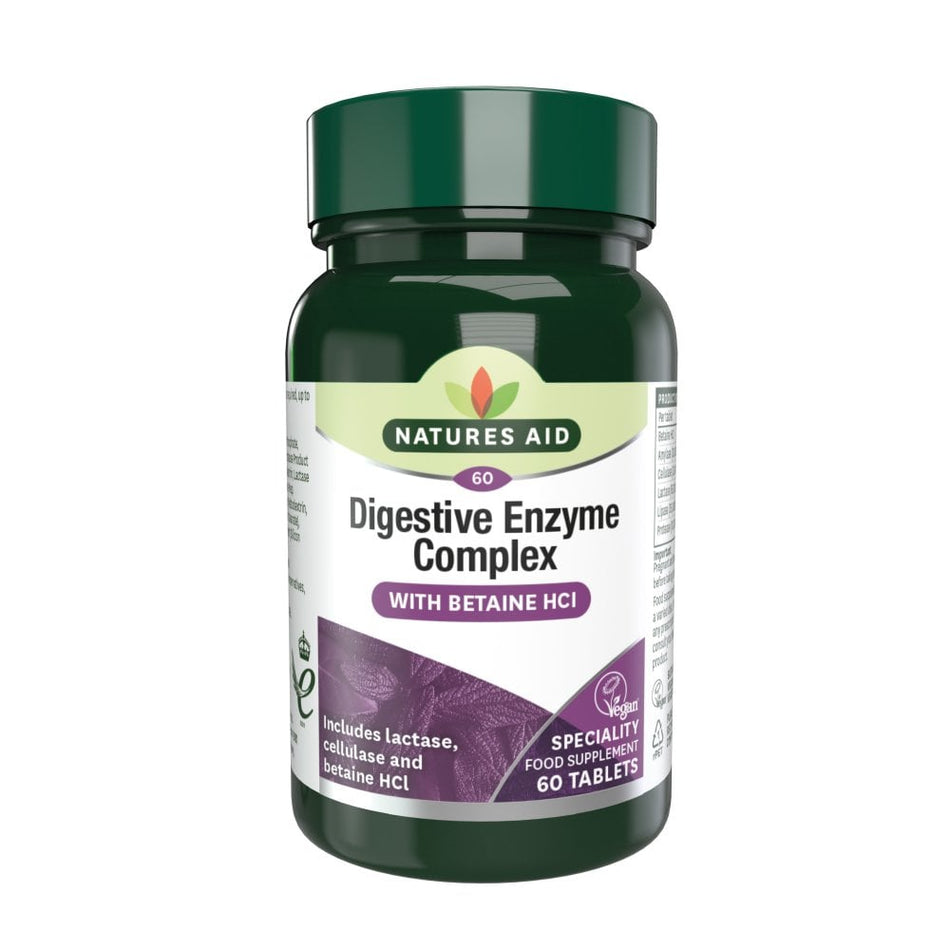 Natures Aid Digestive Enzyme Complex 60 Tablets