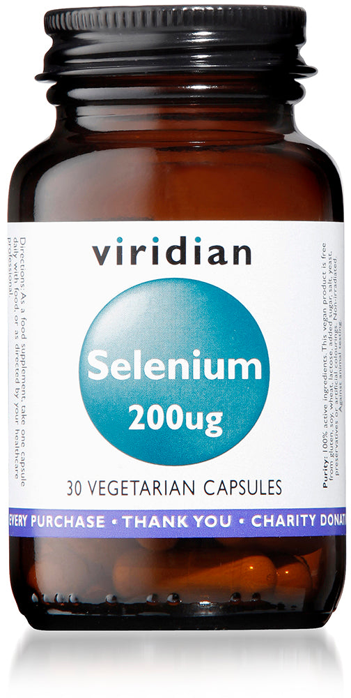 Viridian Selenium 200ug Veg Caps 30 - MicroBio Health