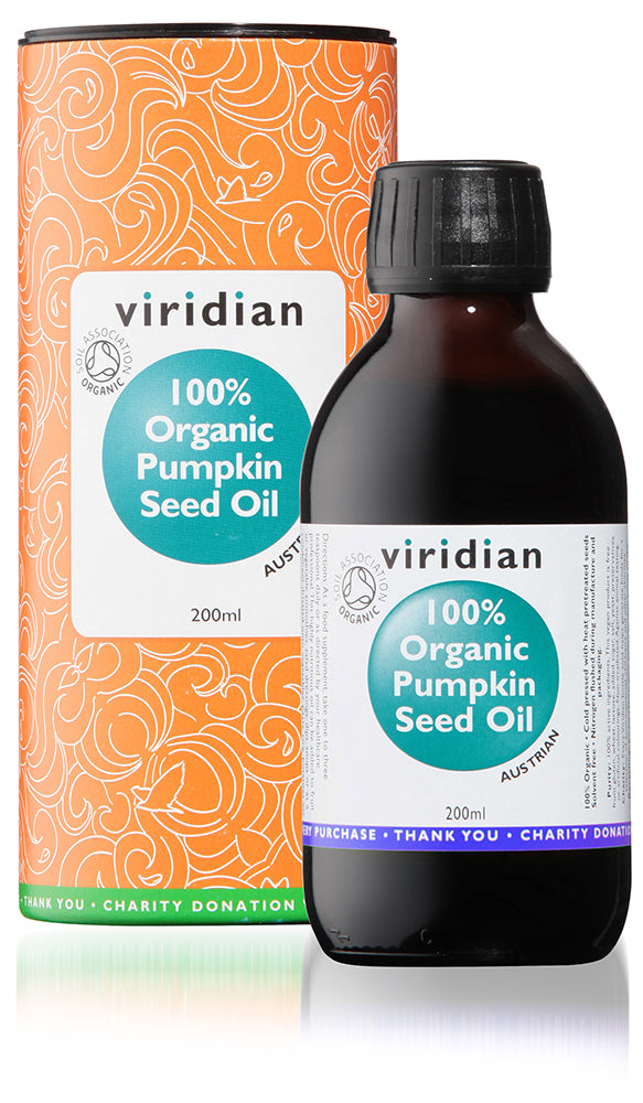 
            
                Load image into Gallery viewer, Viridian Organic Pumpkin Seed Oil ** 200ml - MicroBio Health
            
        