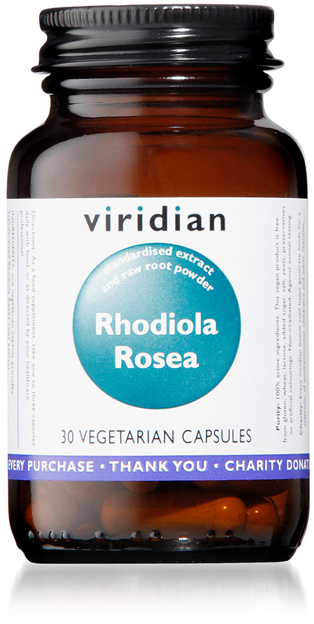 Viridian Rhodiola Rosea Root Extract Veg Caps 30 - MicroBio Health