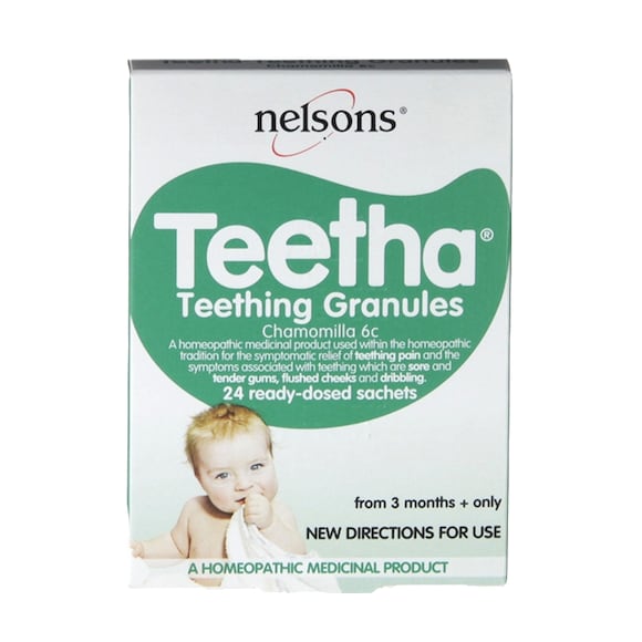 
            
                Load image into Gallery viewer, Nelsons Teetha Teething Granules 24 Sachets - MicroBio Health
            
        