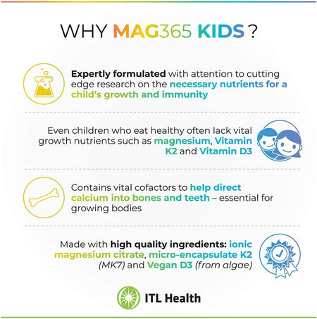 MAG365 Kids Magnesium Passionfruit 150g - MicroBio Health