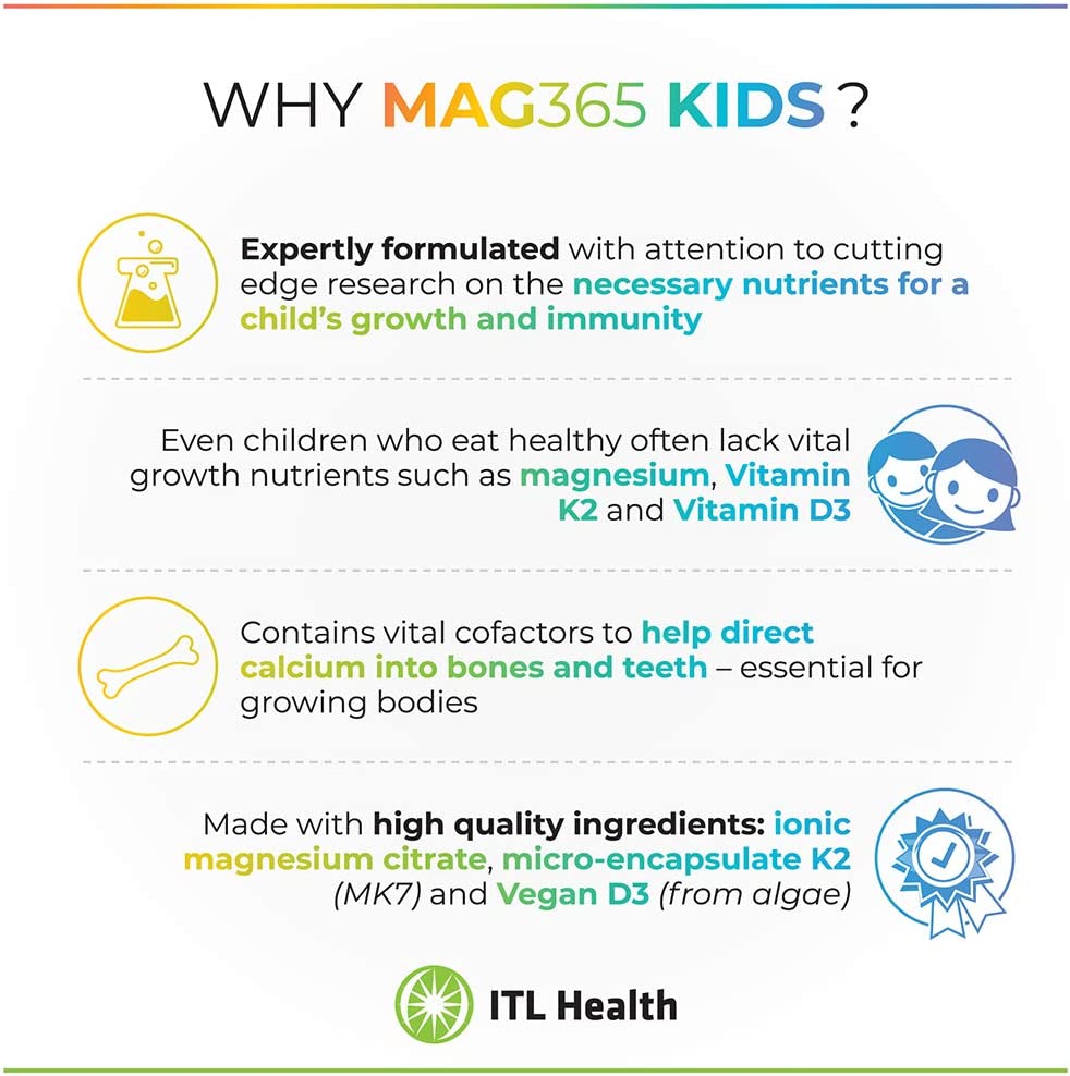 MAG365 Kids Magnesium Passionfruit 150g - MicroBio Health