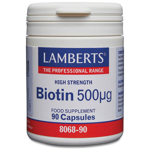 Lamberts Biotin 500ug 90 Capsules
