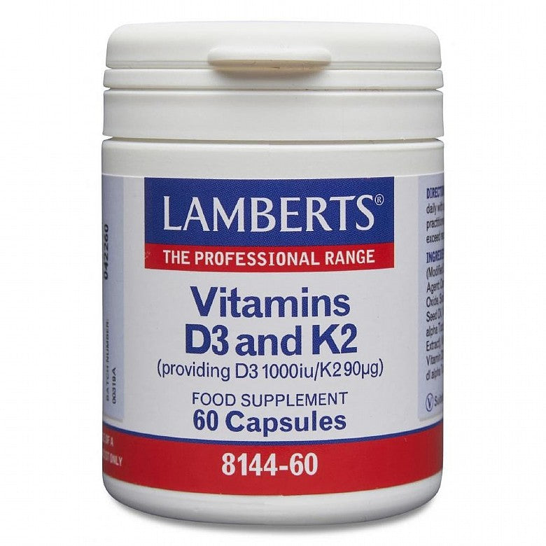 Lamberts Vitamin D3 & K2 60 Capsules