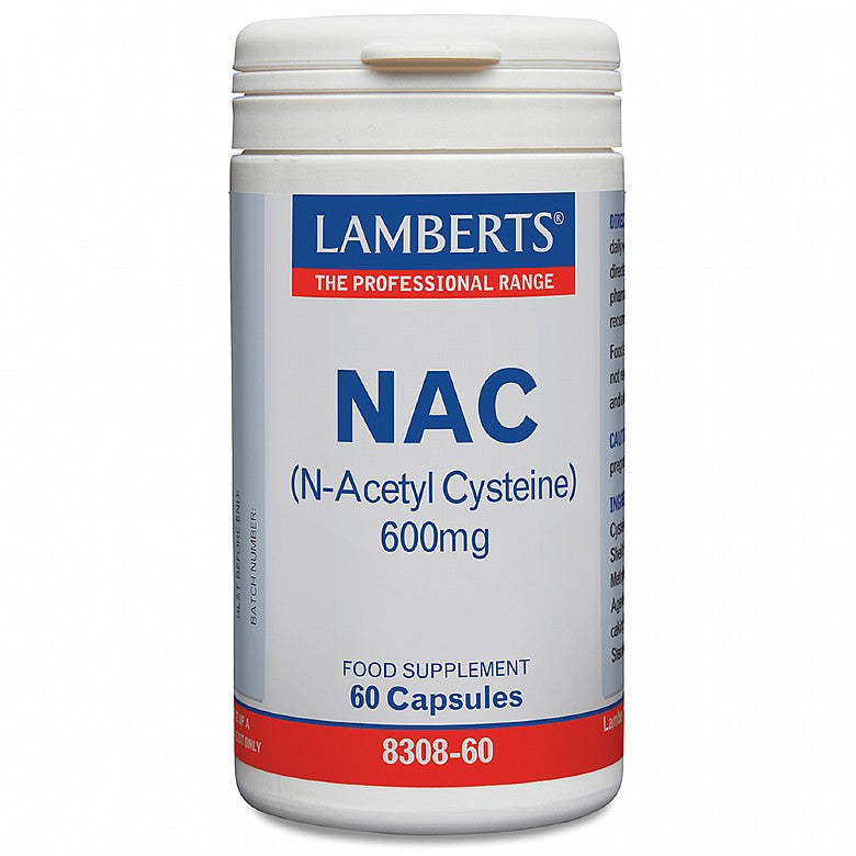 Lamberts NAC 600mg 60 Capsules