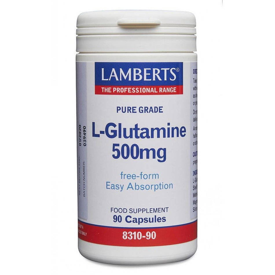 Lamberts L-Glutamine 500mg 90 Capsules