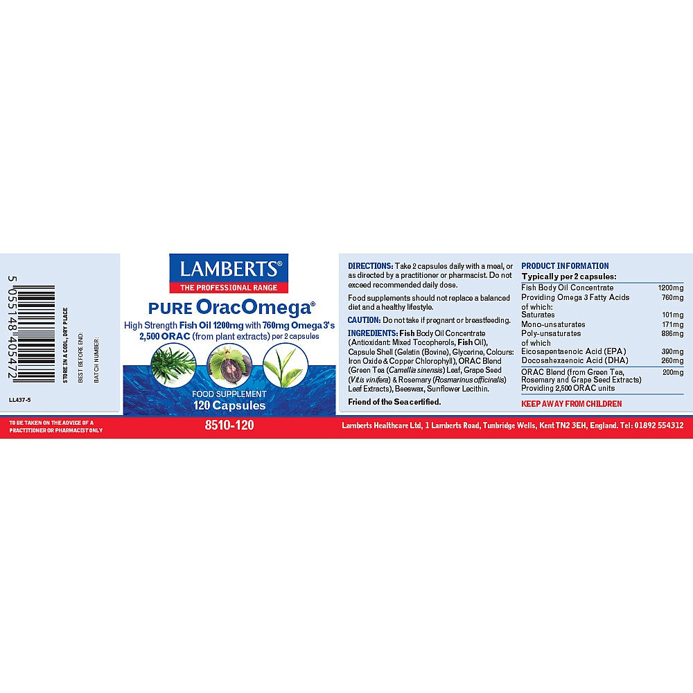 Lamberts Oracomega 120caps - MicroBio Health