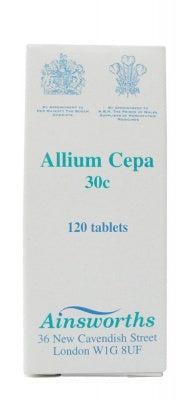 Ainsworths Allium Cepa 30c 120 Tablets