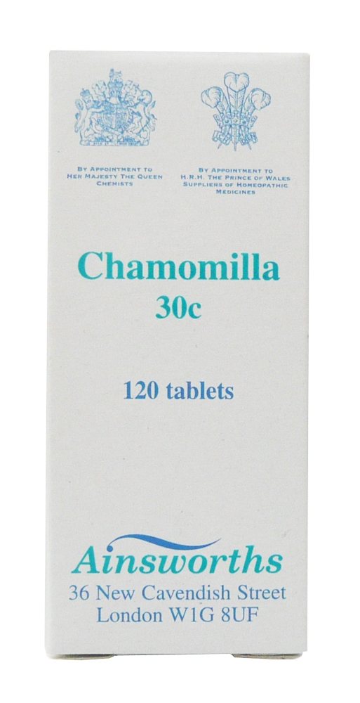 Ainsworths Chamomilla 30c 120 Tablets