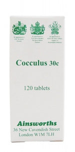 Ainsworths Cocculus 30c 120 Tablets