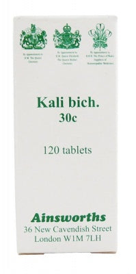 Ainsworths Kali Bich 30c 120 Tablets