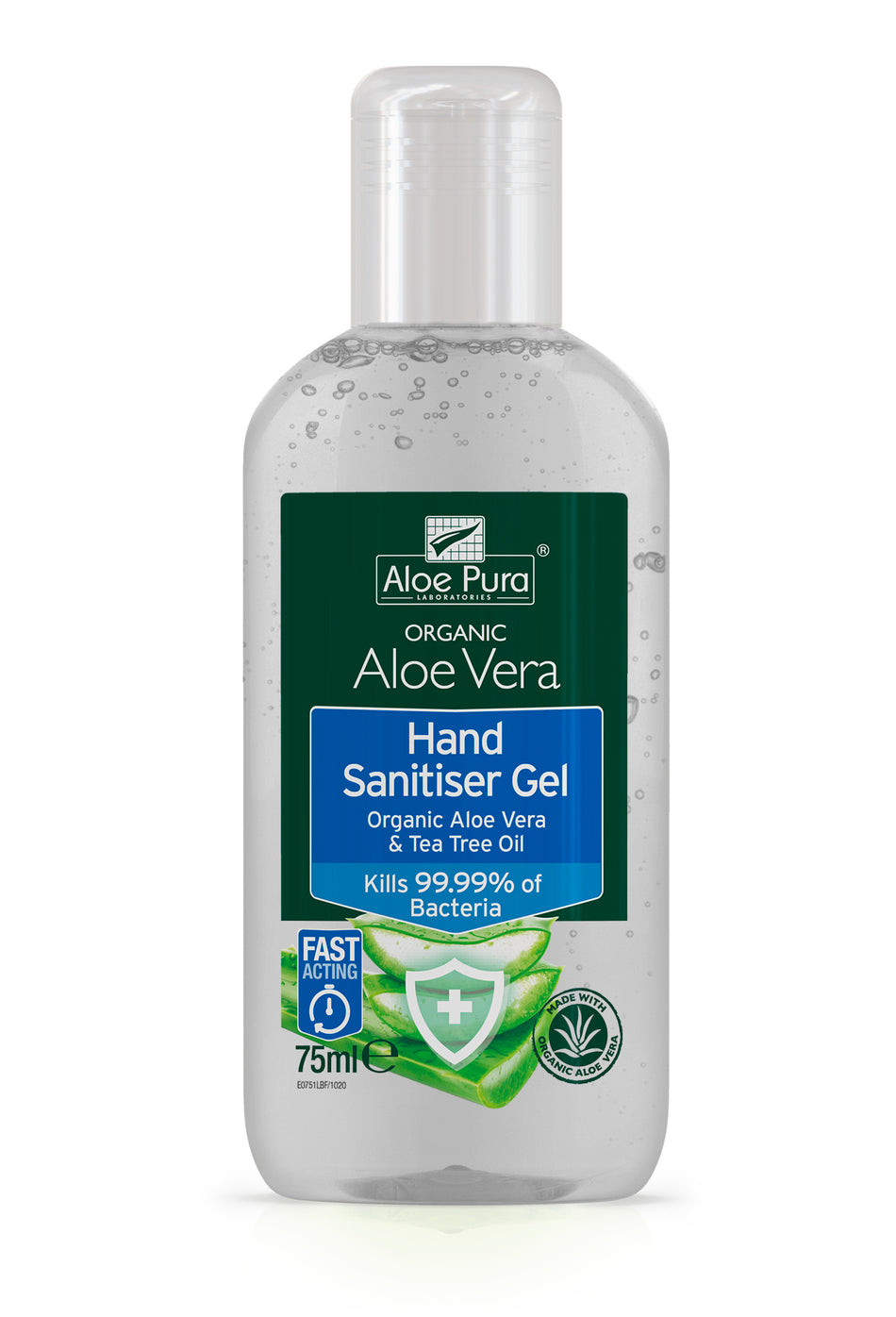 Aloe Vera Hand Sanitiser Gel 75ml