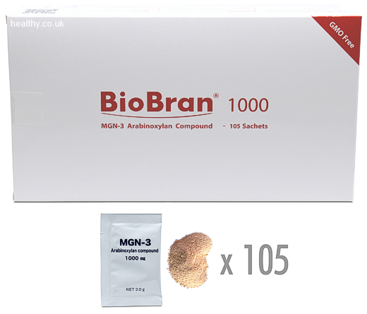 Biobran MGN-3 105 sachets 1000 mg - MicroBio Health