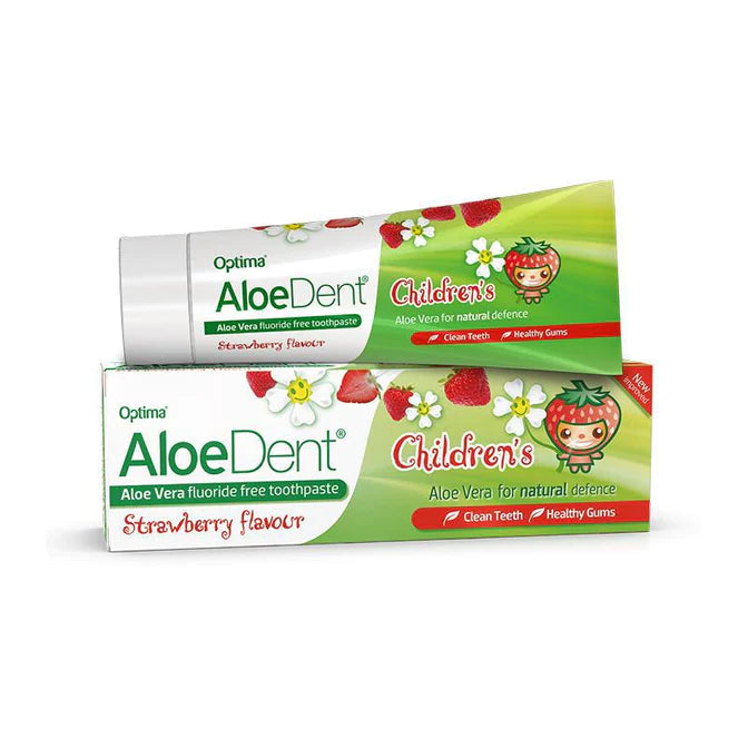 
            
                Load image into Gallery viewer, Aloe Dent Aloe Vera Childrens Toothpaste 50ml
            
        