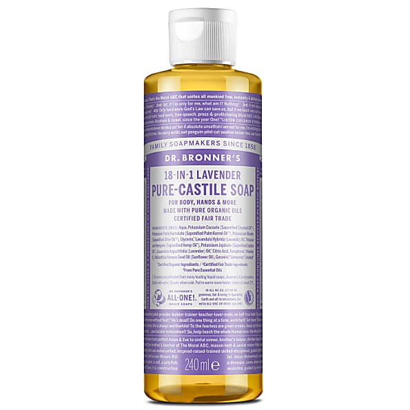Dr Bronner's Pure Castile Liquid Soap Lavender 240ml