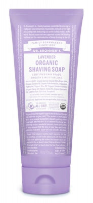 Dr Bronner's Lavender Organic Shaving Soap 207ml - MicroBio Health