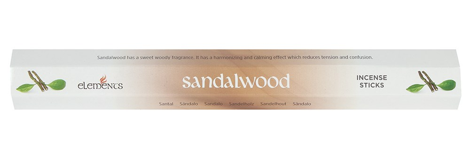 Elements Sandalwood Incense Sticks 20