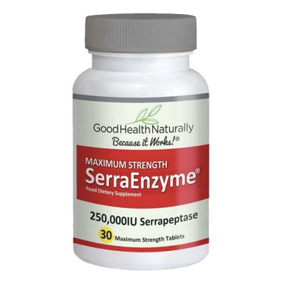 SerraEnzyme 250,000IU (phthalate free) 30 caps - MicroBio Health
